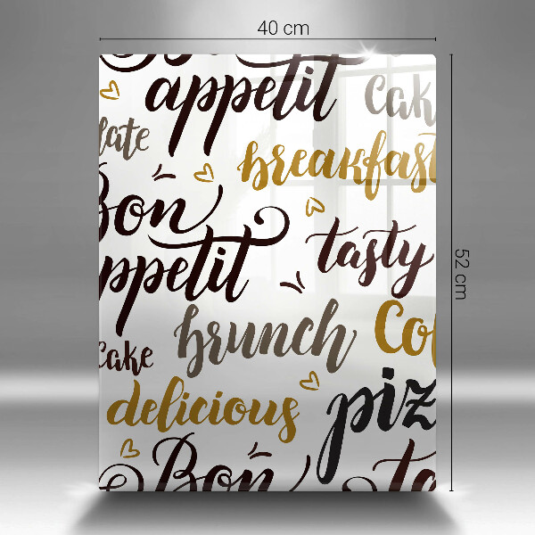 Tocător sticlă Bon appetit