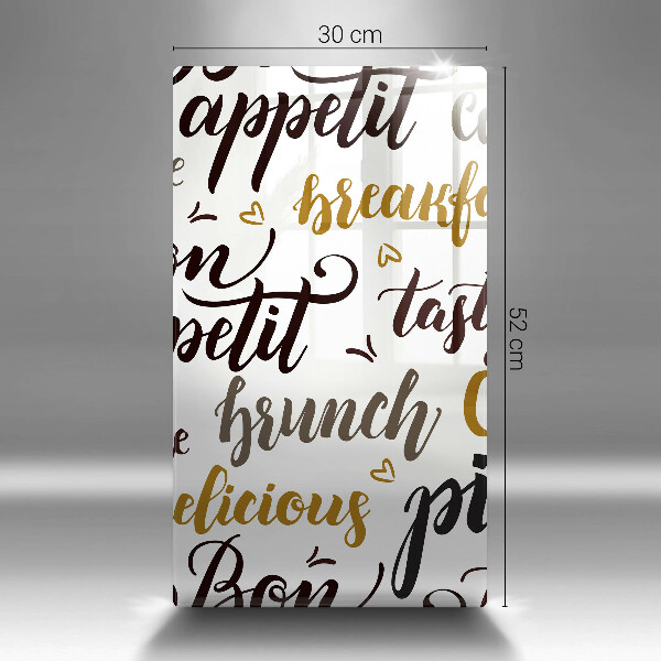 Tocător sticlă Bon appetit