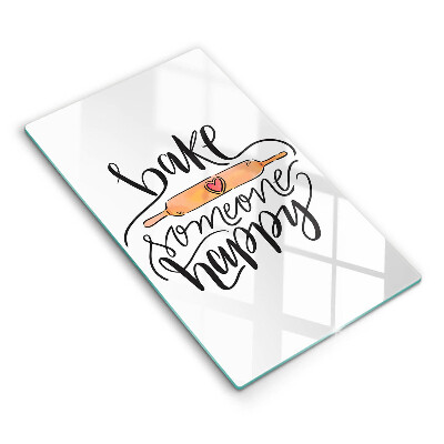 Tocător sticlă Bake someone happy