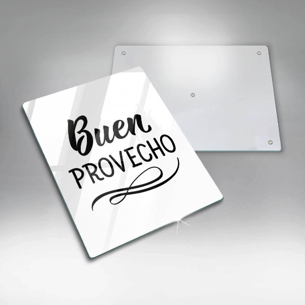 Tocător sticlă Buen provecho