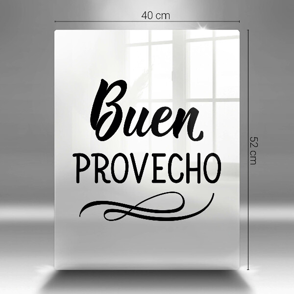Tocător sticlă Buen provecho