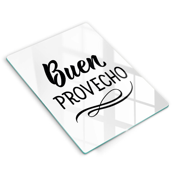 Tocător sticlă Buen provecho