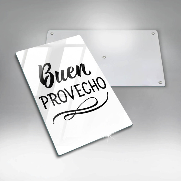 Tocător sticlă Buen provecho