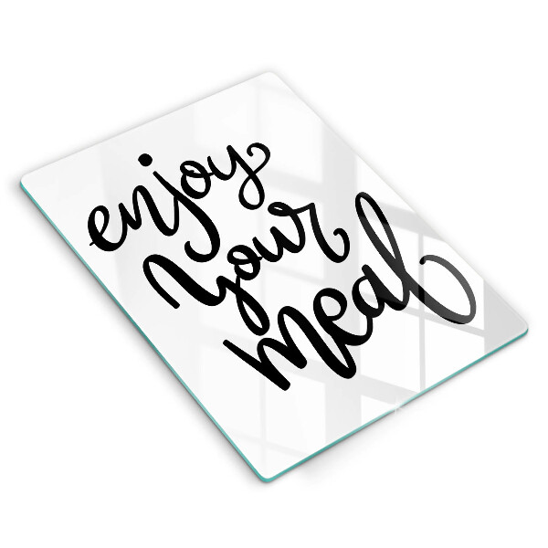 Tocător sticlă Enjoy your meal