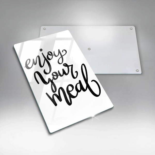 Tocător sticlă Enjoy your meal