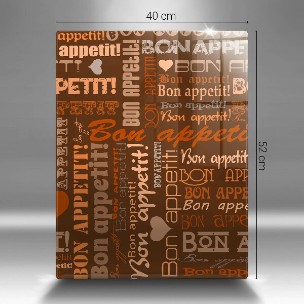 Tocător sticlă Bon appetit