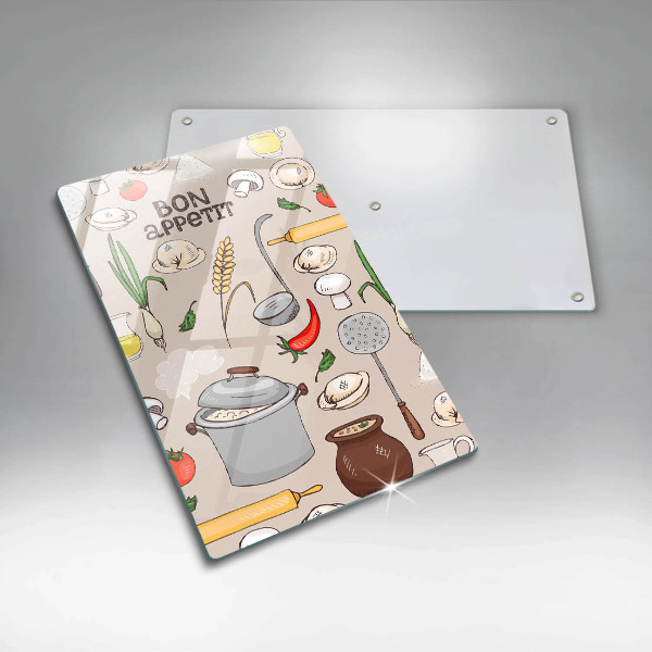 Tocător sticlă Ilustrație bucătărie