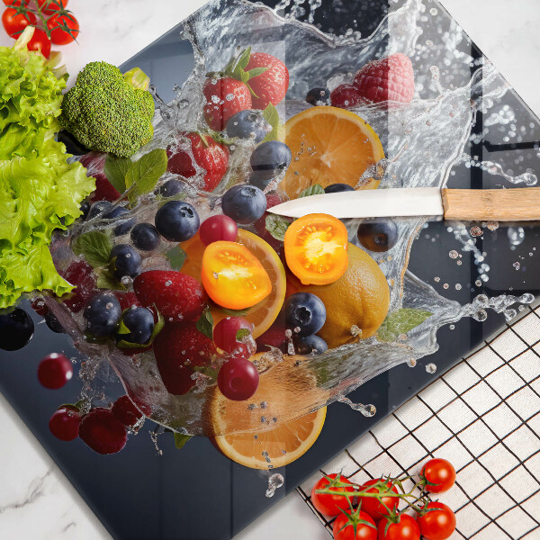 Tocător sticlă Fructe în apă