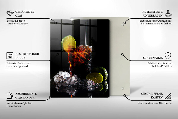 Tocător sticlă Băutură pământească cu gheață