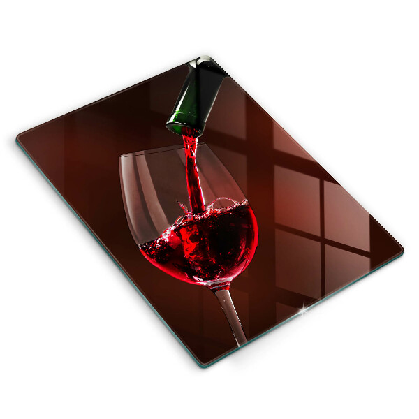 Tocător sticlă Un pahar de vin