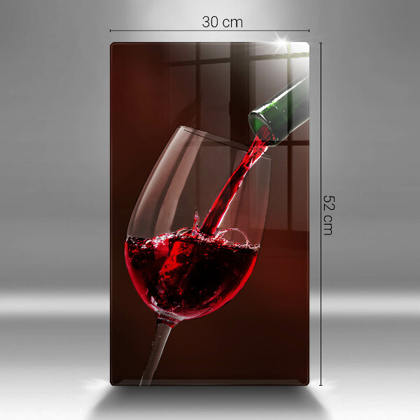 Tocător sticlă Un pahar de vin