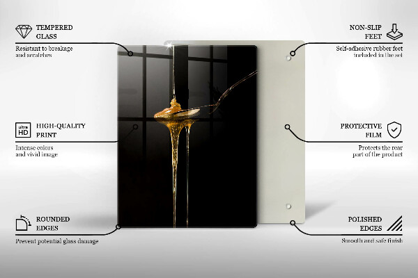 Tocător sticlă O lingurita de miere