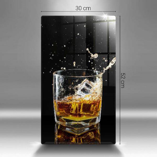 Tocător sticlă Un pahar de whisky