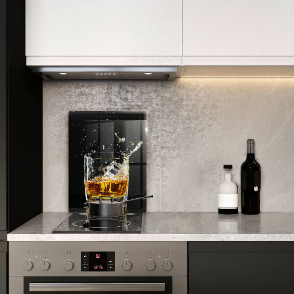 Tocător sticlă Un pahar de whisky