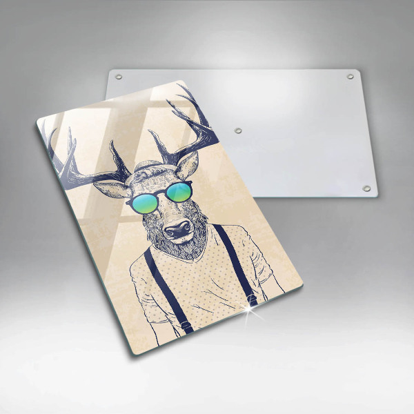 Tocător sticlă Ilustrație de bărbat căprior