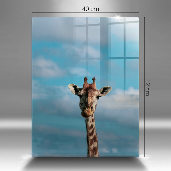Tocător sticlă Girafă și cer