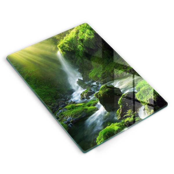 Tocător sticlă Cascada în junglă