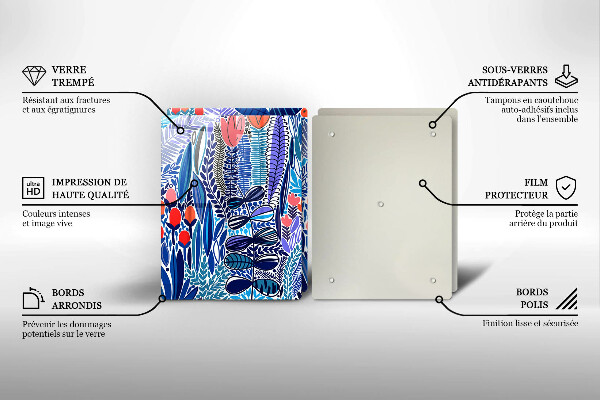 Tocător de bucătărie Lunca pictata