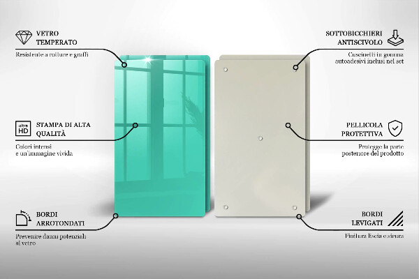Tocător sticlă Culoarea verde