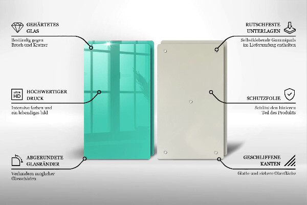 Tocător sticlă Culoarea verde