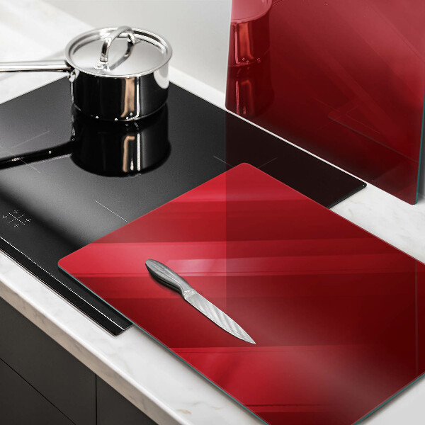 Tocător sticlă culoare rosie