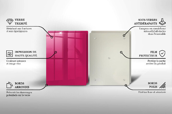 Tocător sticlă Culoarea roz