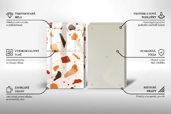 Tocător sticlă Gresie decorativa