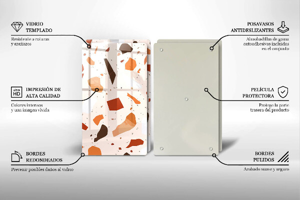 Tocător sticlă Gresie decorativa