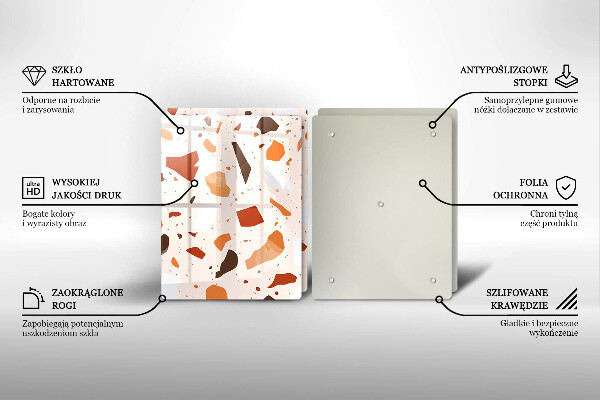 Tocător sticlă Gresie decorativa