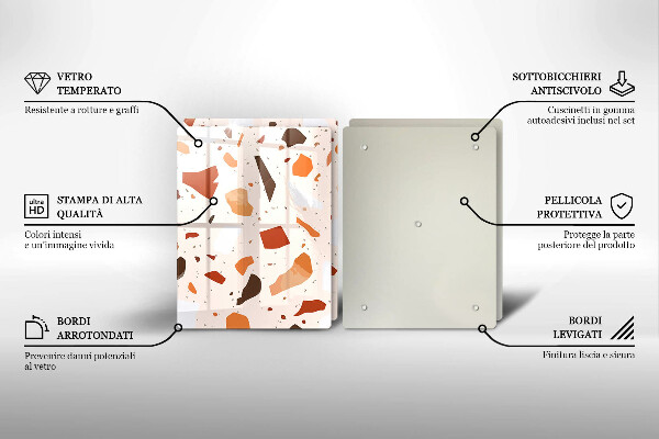 Tocător sticlă Gresie decorativa