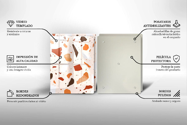 Tocător sticlă Gresie decorativa