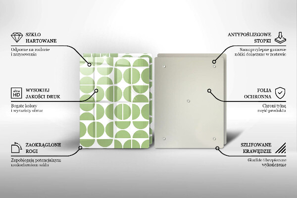 Tocător de bucătărie Model de forme boho