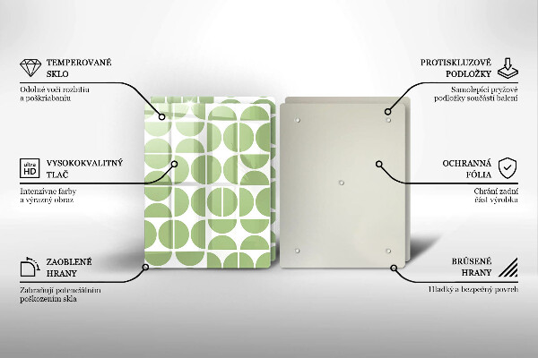 Tocător de bucătărie Model de forme boho