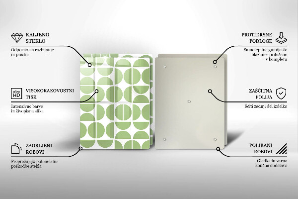 Tocător de bucătărie Model de forme boho