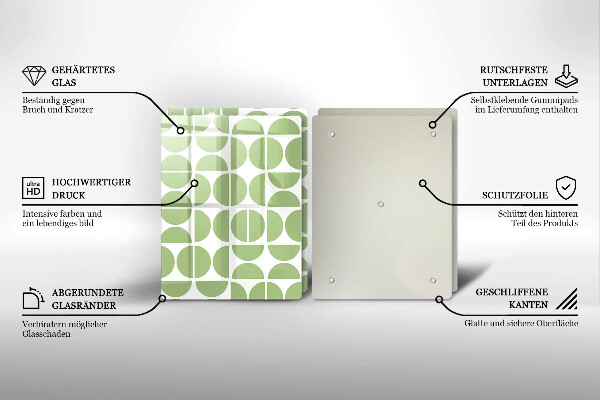 Tocător de bucătărie Model de forme boho