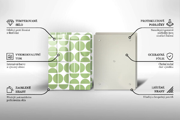 Tocător de bucătărie Model de forme boho