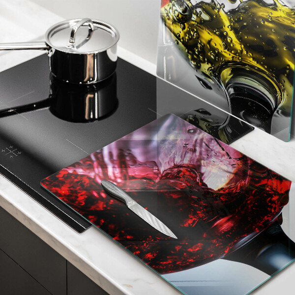 Tocător de bucătărie Pahare de vin