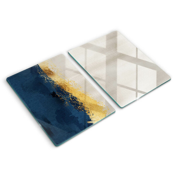 Tocător de bucătărie Abstracția aurului