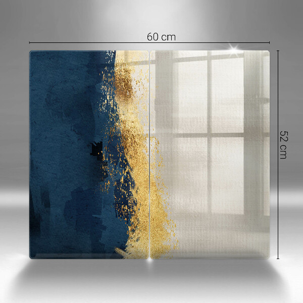 Tocător de bucătărie Abstracția aurului