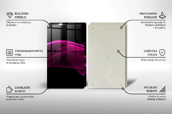 Tocător de bucătărie Abstracție roz