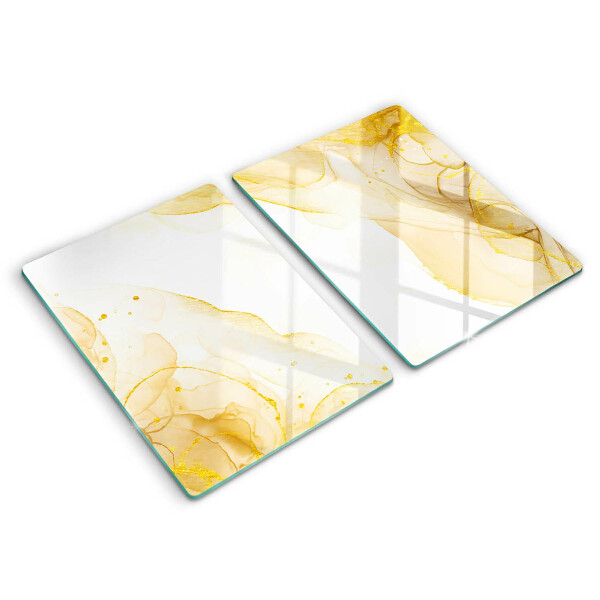 Tocător de bucătărie Abstracția aurie