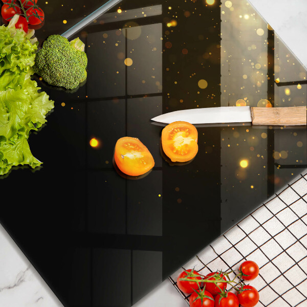 Tocător de bucătărie Sclipici auriu