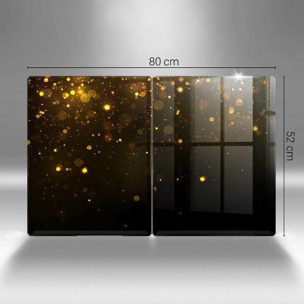 Tocător de bucătărie Sclipici auriu