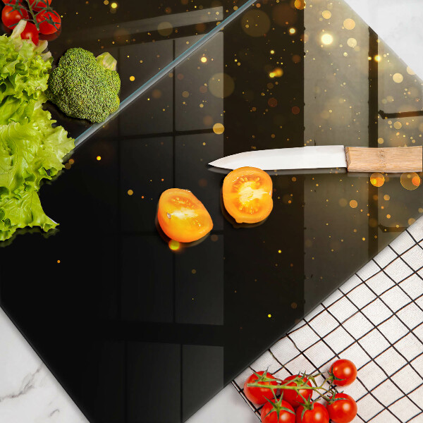 Tocător de bucătărie Sclipici auriu