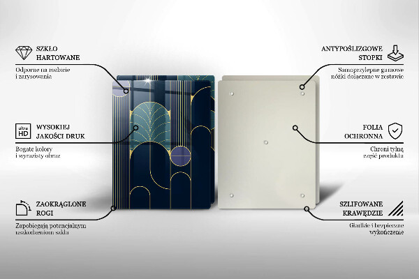 Tocător de bucătărie Tema abstractă