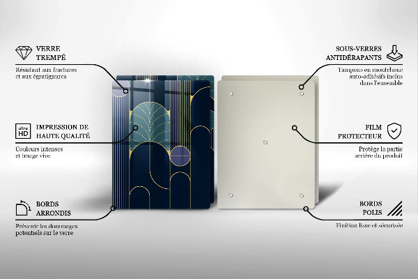 Tocător de bucătărie Tema abstractă