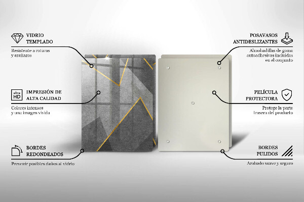 Tocător sticlă Forme ascuțite
