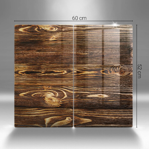 Tocător sticlă Textura lemnului