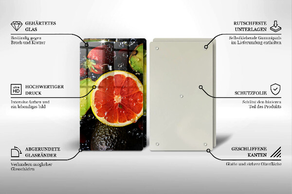 Tocător sticlă Fructe si legume