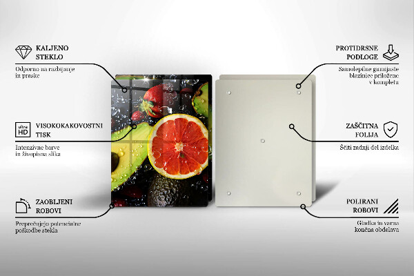 Tocător sticlă Fructe si legume